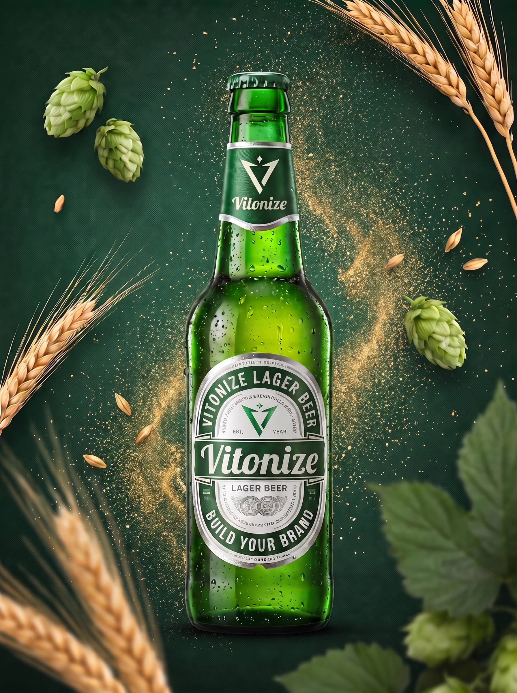 Vitonize Energy can ad with lime and mint