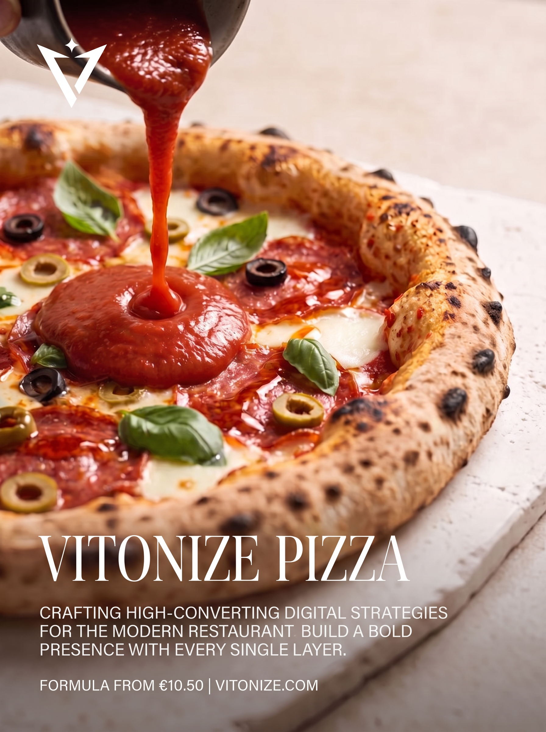 Combo of the day pizza offer creative